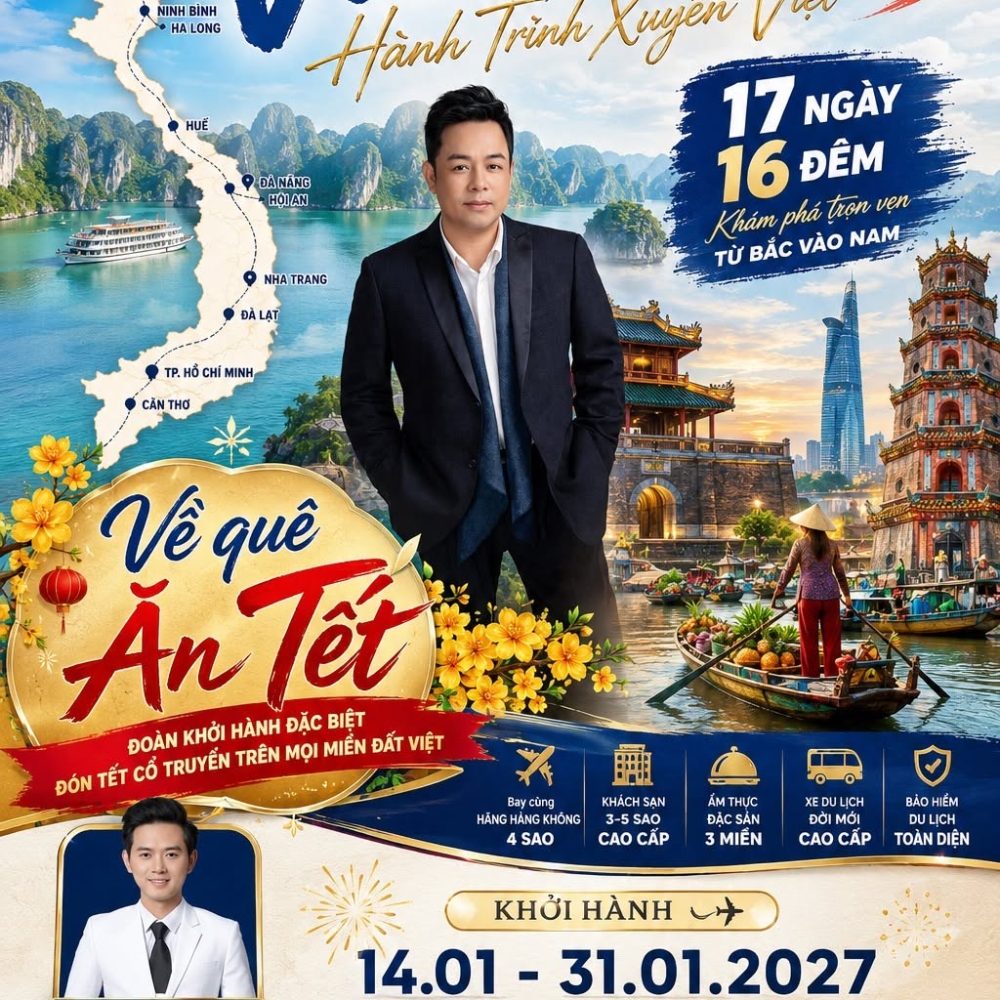 Tour Việt Nam (Về Quê Ăn Tết) 2027